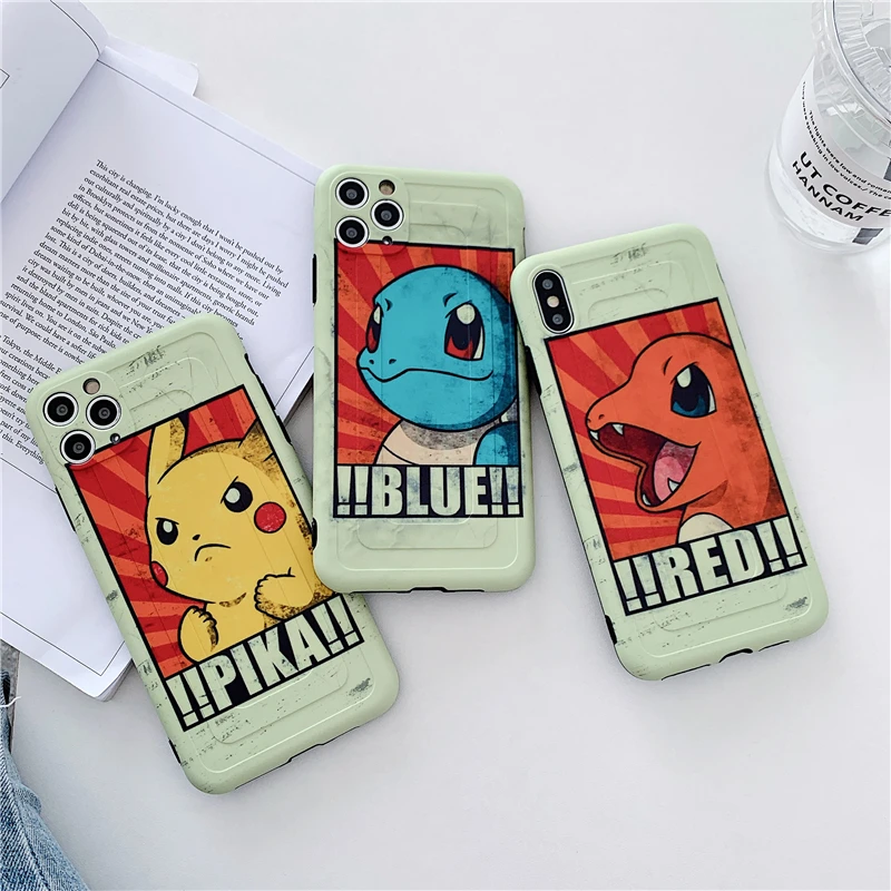 Чехлы для телефонов Iphone 11pro Max чехол Charmander Pokemon аниме мягкий Cortex телефона Apple
