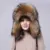 New Style Women'S Fox Fur Bomber Hat Natural Raccoon Russian Winter Warm Ears Fashionable Aviator Hat Free Shipping 8