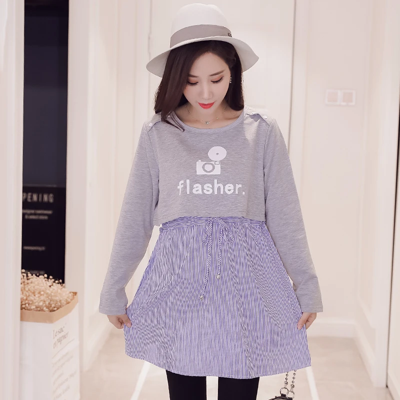 Одежда для кормящих мам свободные Стильные топы для беременных женщин топы для беременных кормящих 2028~ B~ 39~ 9517