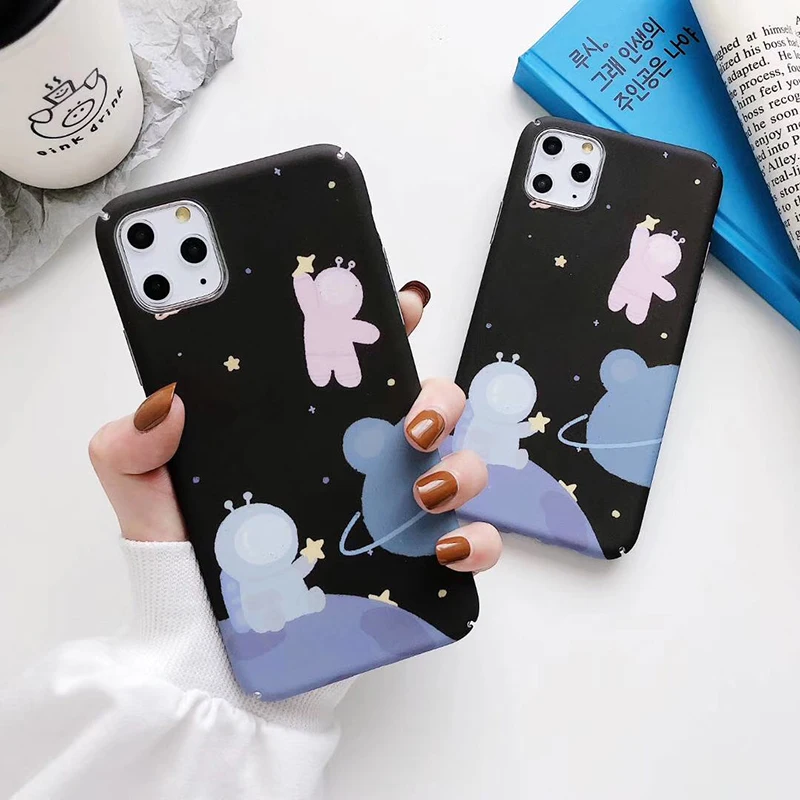 Жесткие ПК-Чехлы для huawei P30 P20Lite Коврики 20Pro 30 мило Space "Медвежонок" чехол для Honor 8X9 10 20 9X Nova 3 3i 4 5 5i чехол