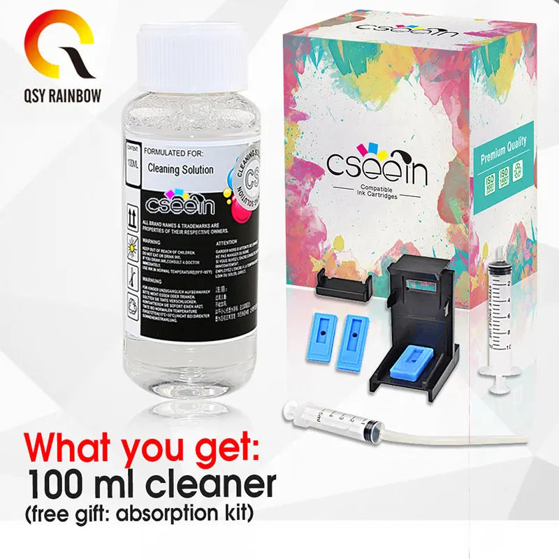 1pcs and tool Print Head cleaner cleaning solution liquid fluid for HP EPSON CANON BROTHER Inkjet Printer 302 301 21 Cartridge | Компьютеры