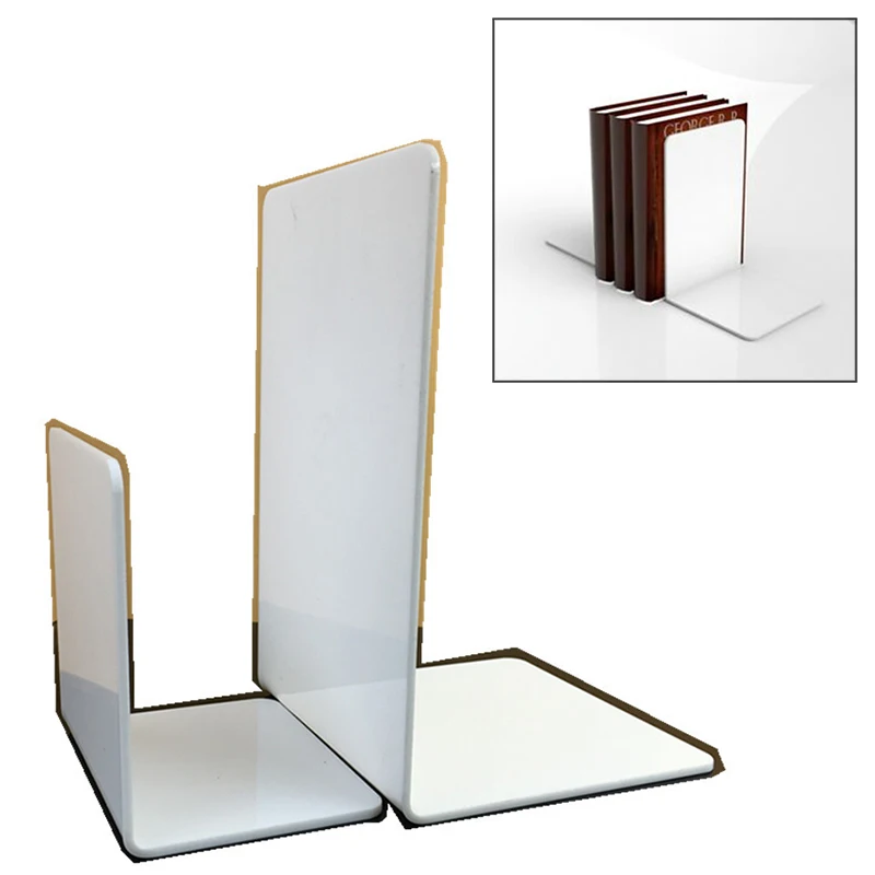 1pc Acrylic Rounded Simple Bookshelf 00x80x100x3mm Book Student Office Reading Frame Home Organizers