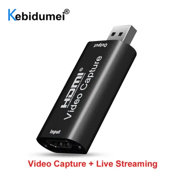 

Mini 4K 1080P Hdmi To Usb 2.0 Video Capture Card Game Recording Box For Computer Youtube Obs Etc. Live Streaming Broadcast