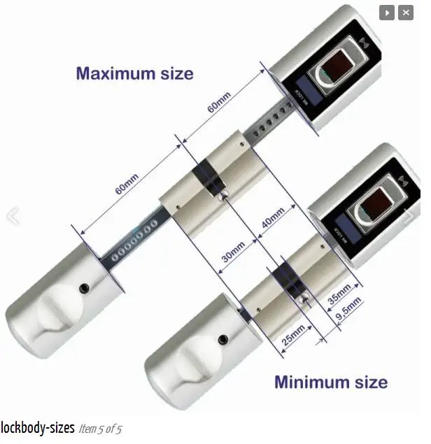 Intelligent Biometric Fingerprint Scanner Door Lock for Smart Home fechadura digital cerradura inteligente
