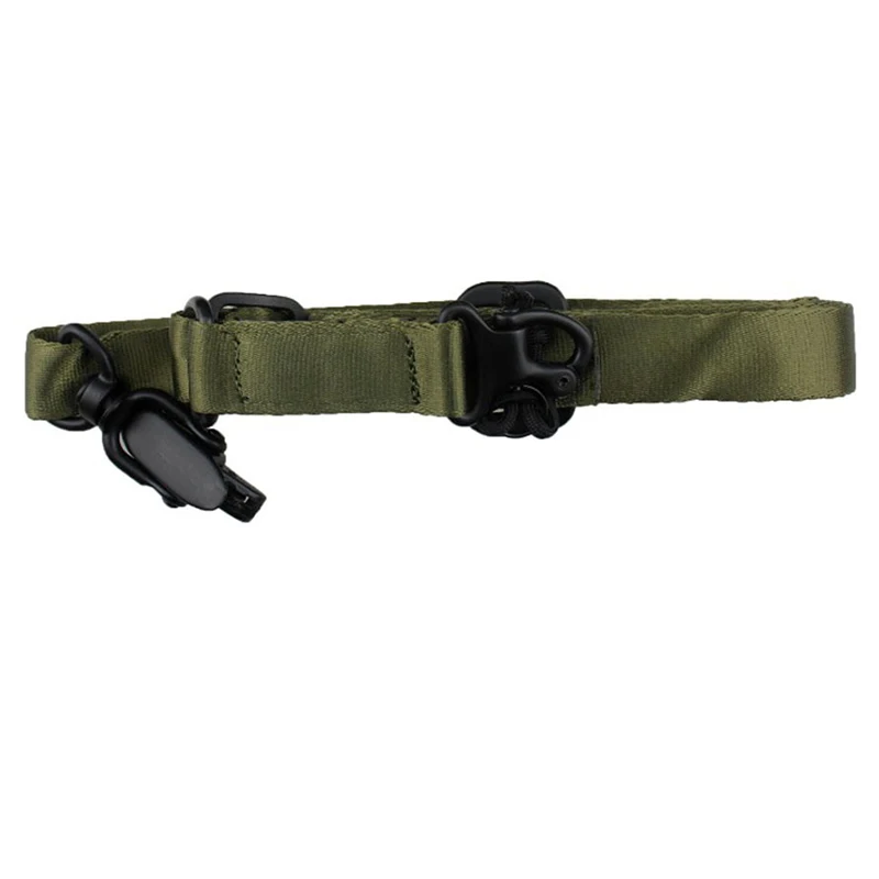 MS2 Tactical One or Two Point Multi-function Gun Sling Rifle Sling Quick Detach QD Strap Rope for Hunting Accessories - Цвет: Армейский зеленый