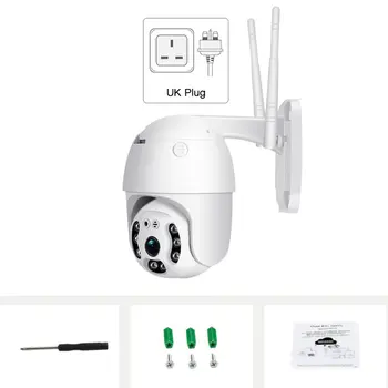 

1080P Outdoor Speed Dome Wifi Camera IP 2MP H.265 Audio PTZ Wireless Camera Ai Cloud-SD Slot ONVIF Surveillance IP Camera