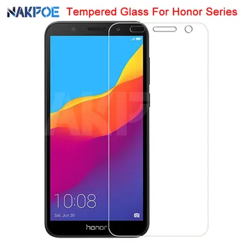 

9H Tempered Glass on the For Huawei Honor 7A 7C 7X 7S Screen Protector Honor 8X 8S 8A 8C 9X 20S V30 Protective Glass Film Case
