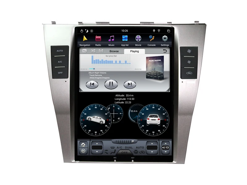 AVGOTOP Android 8,1 Tesla автомобильный Радио мультимедийный плеер для TOYOTA CAMRY 2006-2011 6 ядер+ 4G+ 32G ips экран