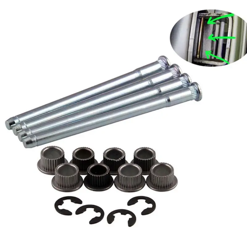 

Door Hinge Pins Pin Bushing Kit for 1988-2002 Chevy GMC Fullsize Truck SUV (4 pins 2 Door)
