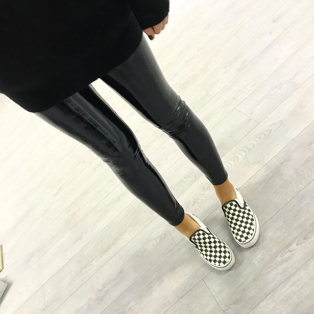 30 @ сексуальные кожаные леггинсы из искусственной кожи джинсы в стиле панк с