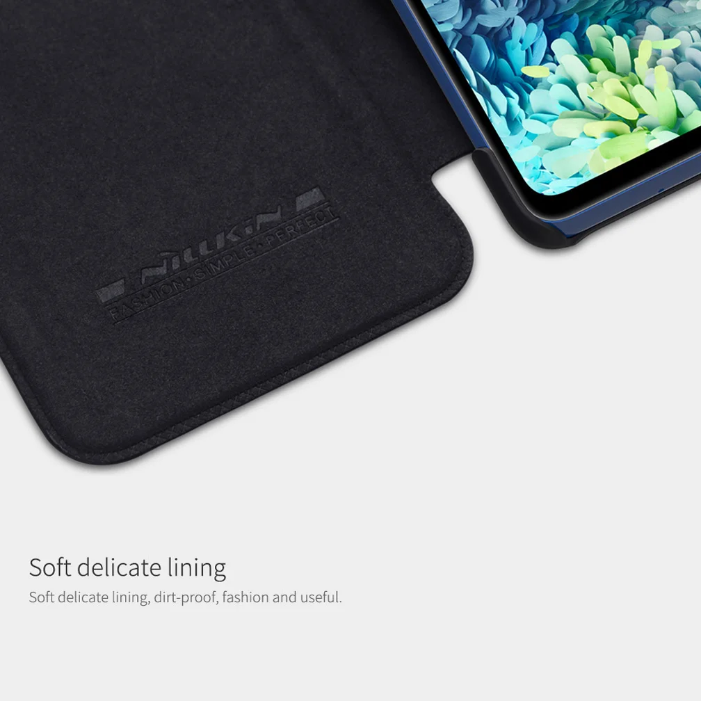 For Samsung Galaxy S20 FE case Nillkin Qin PU Luxury Flip leather back cover wallet case For Samsung S20 Fan Edition 5G