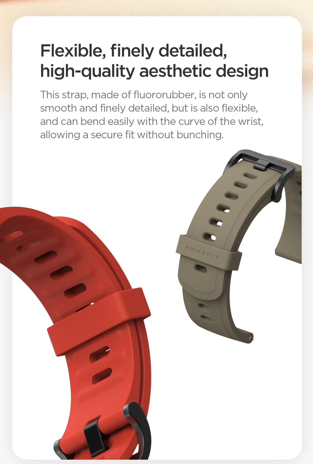 Официальный ремешок Amazfit для Stratos Pace GTR 47 мм