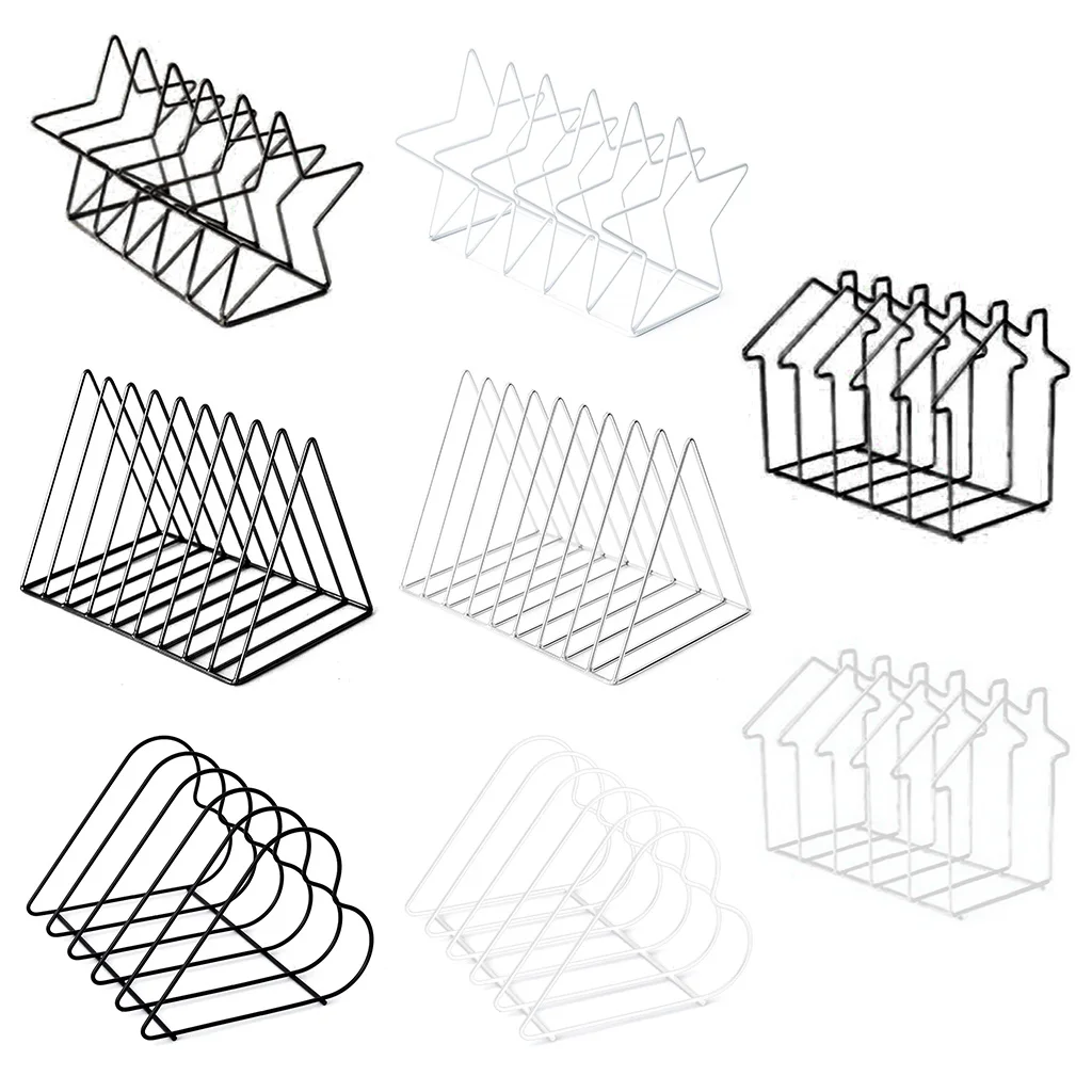 Nordic Simple Bookend Book Standing Support Desktop Storage Rack