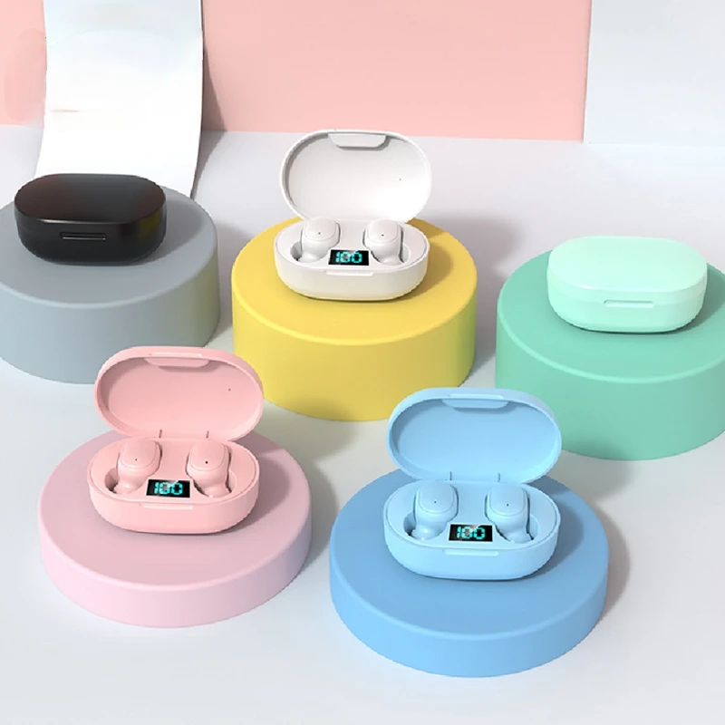 E6S TWS Bluetooth Earphone Wireless Headphones 5.0 LED Display Button Control Earbuds Waterproof Noise Cancelling Headset PK A6S | - Цена: 353,01 - 657,12 руб.