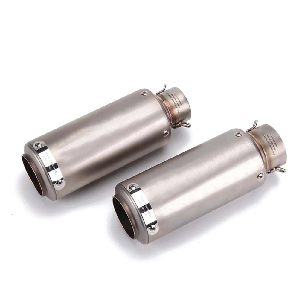 

Free Shipping Exhaust Escape Pipe Laser Logo 51mm 60mm Exhaust Muffler pipe For Suzuki GSX GSXR 750 For BMW S1000RR S1000R CB600