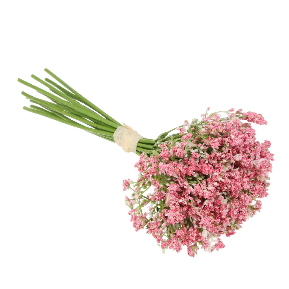pink 16 шт./компл. DIY букет младенцев искусственная Гипсофила шелковые цветы Свадебный сад расположение вечерние украшения домашнего декора - Цвет: pink