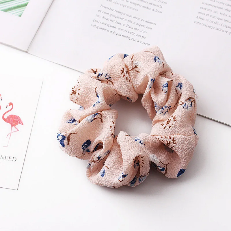 Download Lovingsha Hair Accessories Women Hair Tie Ladies Floarl Design Scrunchie Fashion Female Girl Ponytail Hair Holder Rope Atc040 Women S Hair Accessories Aliexpress