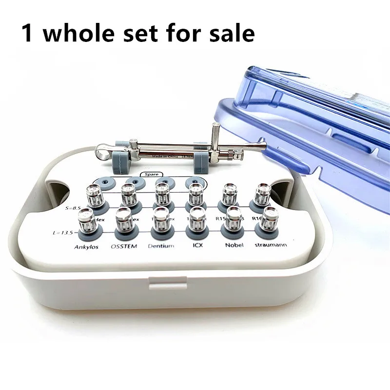 1 Conjunto de implante Dental restauración kit de herramienta Dental Universal implante destornilladores de Torque Wrench
