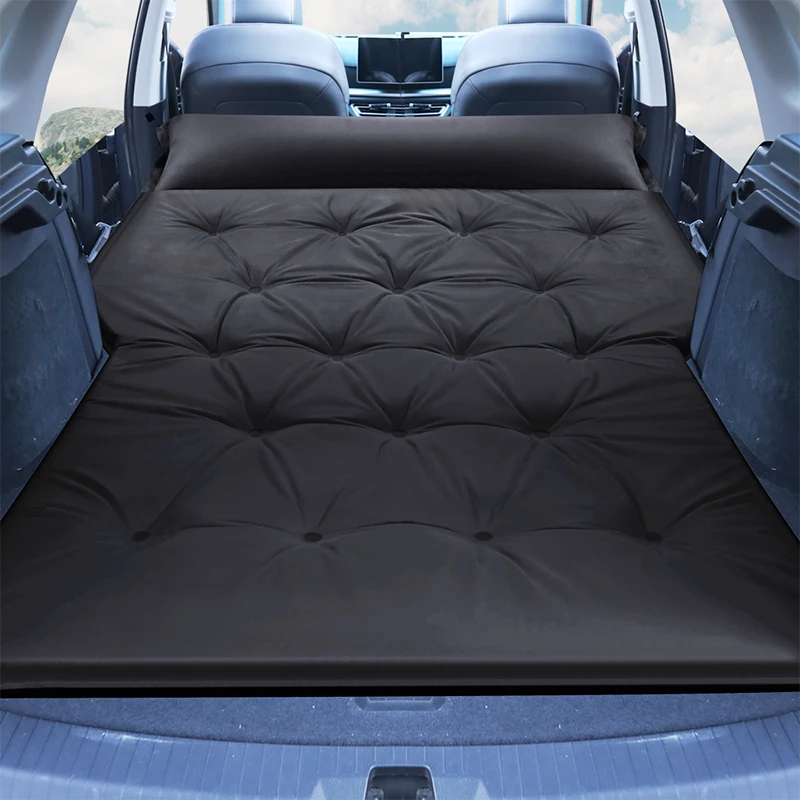 Universal Car Wildleder Schlafmatte Matratze Offroad SUV Trunk Travel  Aufblasbare Matratze Luftbett, Größe: 195 x 130 x 109 cm (Schwarz)