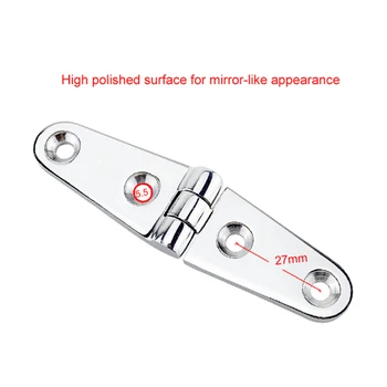 

2Pcs Marine Grade 26*102mm Cast Boat Caravan Rv Deck Hinge Cupboard Cabinet