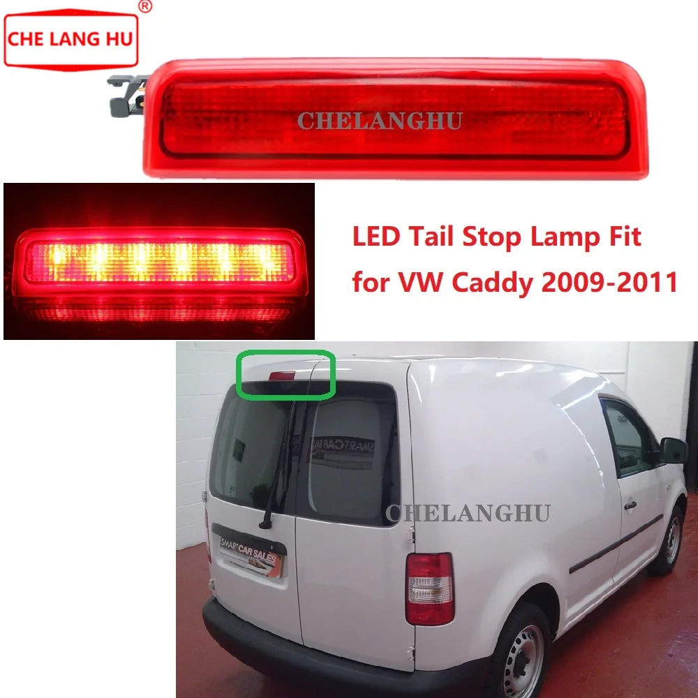 For VW Caddy Box Estate 2009 2010 2011 Car LED Third Rear Brake Light 3rd Tail Stop Lamp