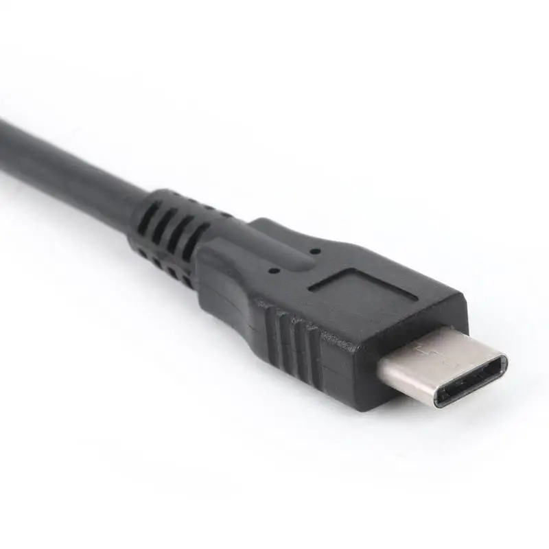 ALLOYSSEED USB-C 3,1 Тип C "папа" в USB "Мама", 3,0 Тип Женский OTG адаптер конвертер USB кабель для передачи данных 3,0 высокоскоростную передачу; Прямая поставка - Цвет: Черный
