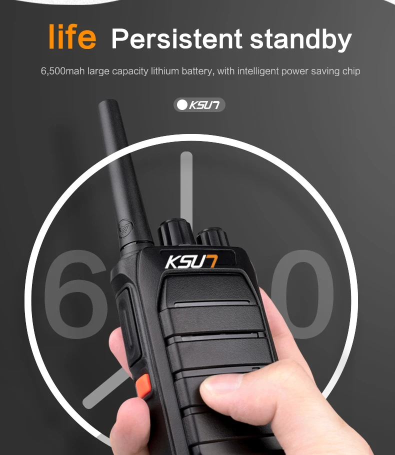 Powerful Walkie Talkie Automatically Match Pairing Frequency Radio Station  UHF Transceiver Long Range Walkie Talkie KSUN JPW