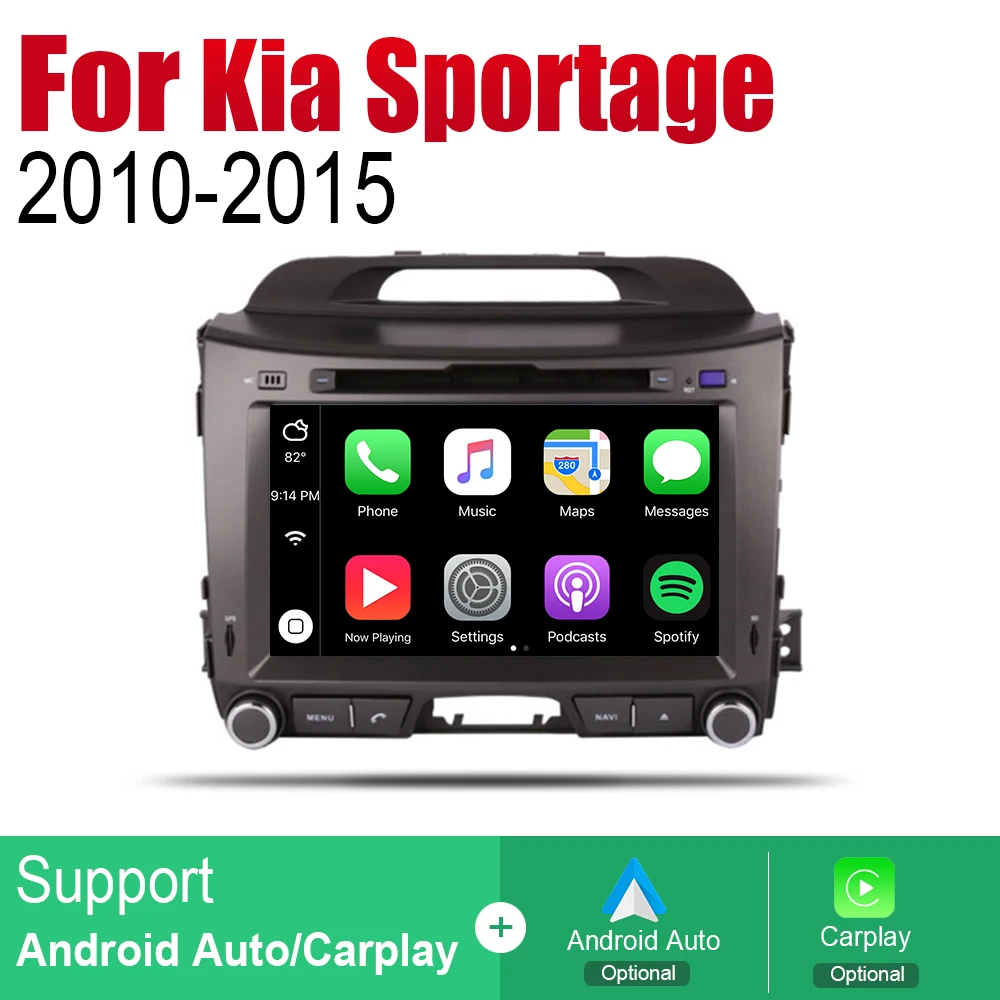 ZaiXi Android 2 Din автомобильное радио, DVD для Kia Sportage R 2010~ Автомобильный мультимедийный плеер gps навигационная система Радио