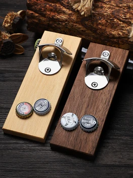 

Wood Bottle Opener Beer Bottle Opener Multifunctional Bottle Opener Individual Creative Seamless Magnet Beer Bottle Opener