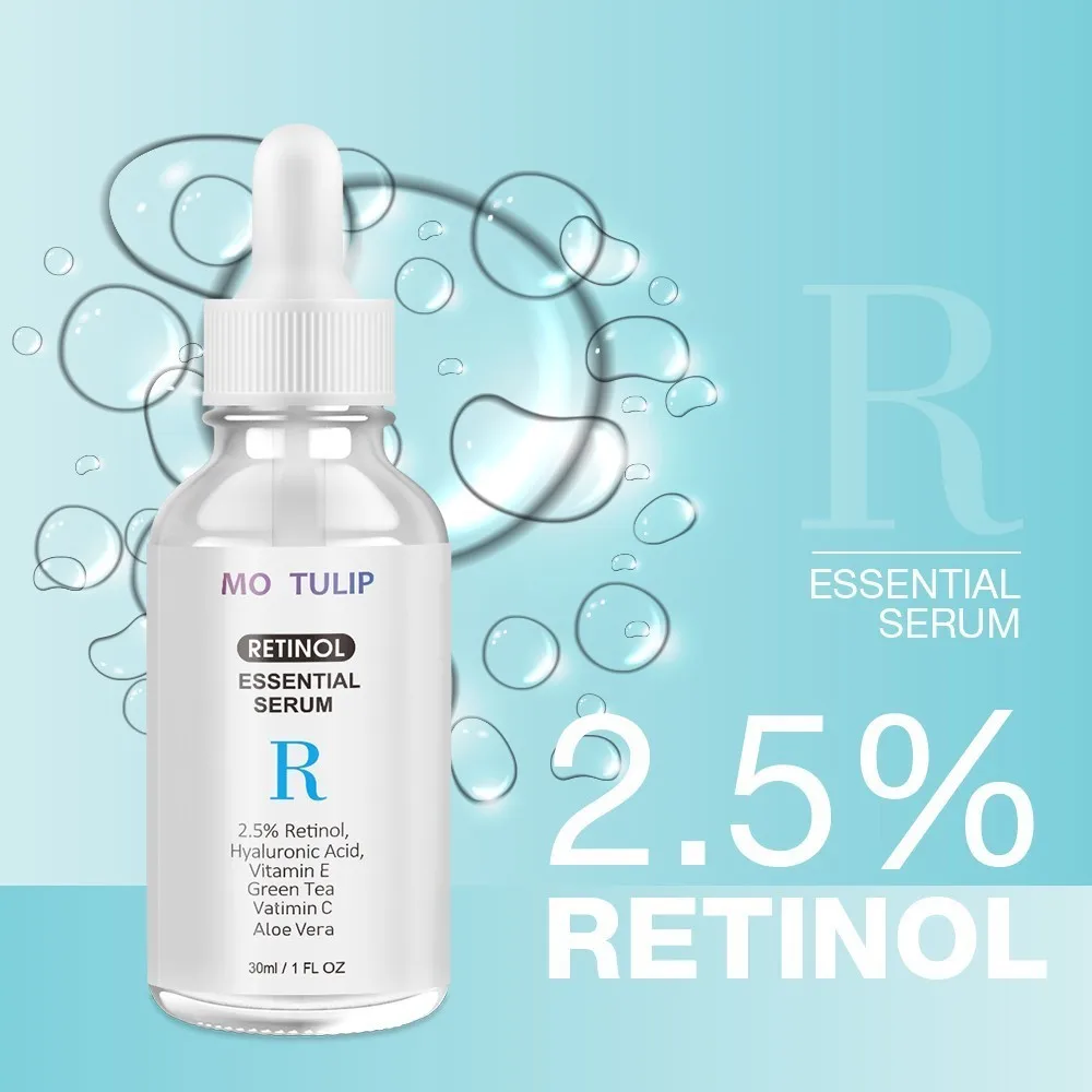 MO TULIP Retinol 2.5% Face Facial Serum Vitamin C Serum Firming Repair Skin Anti Wrinkle Anti Aging Serum lifting Skin Care MO TULIP Retinol 2.5% Face Facial Serum Vitamin C Serum Firming Repair Skin Anti Wrinkle Anti Aging Serum lifting Skin Care