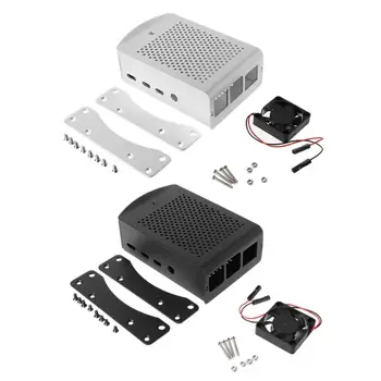 

1Set Aluminum Alloy Case Metal Shell Box Enclosure for Raspberry Pi 4 Model B
