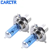 CARCTR, 2 шт., Хит, галогенная лампа H4, лампы, автомобильный головной светильник s, Ультра белый светильник, 55 Вт, супер яркая галогенная лампа, автомобильный светильник s, галогенная лампа, 90041