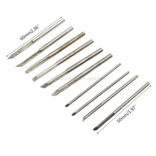 10 шт./компл. ручной работы из оливкового дерева профессиональная аккумуляторная машинка для стрижки Ножи высокое Скорость Сталь микро-головы O30 19; Прямая поставка