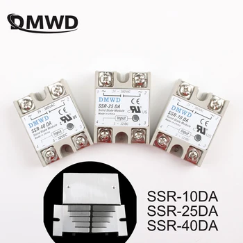 

solid state relay SSR-10DA SSR-25DA SSR-40DA 10A 25A 40A actually 3-32V DC to 24-380V AC SSR 10DA 25DA 40DA