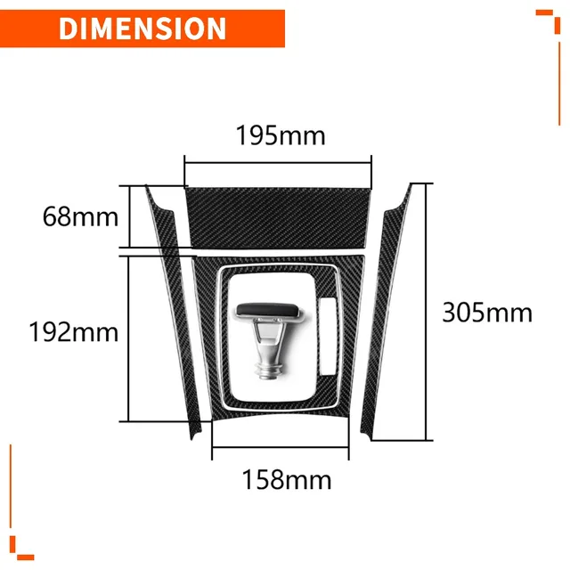 3AX ICT shift button for Mercedes W204 S204 C204 shift bag leather alustyle