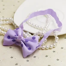 Весна-лето, стиль, детская хипстерская повязка для волос с милым бантом, аксессуары для волос