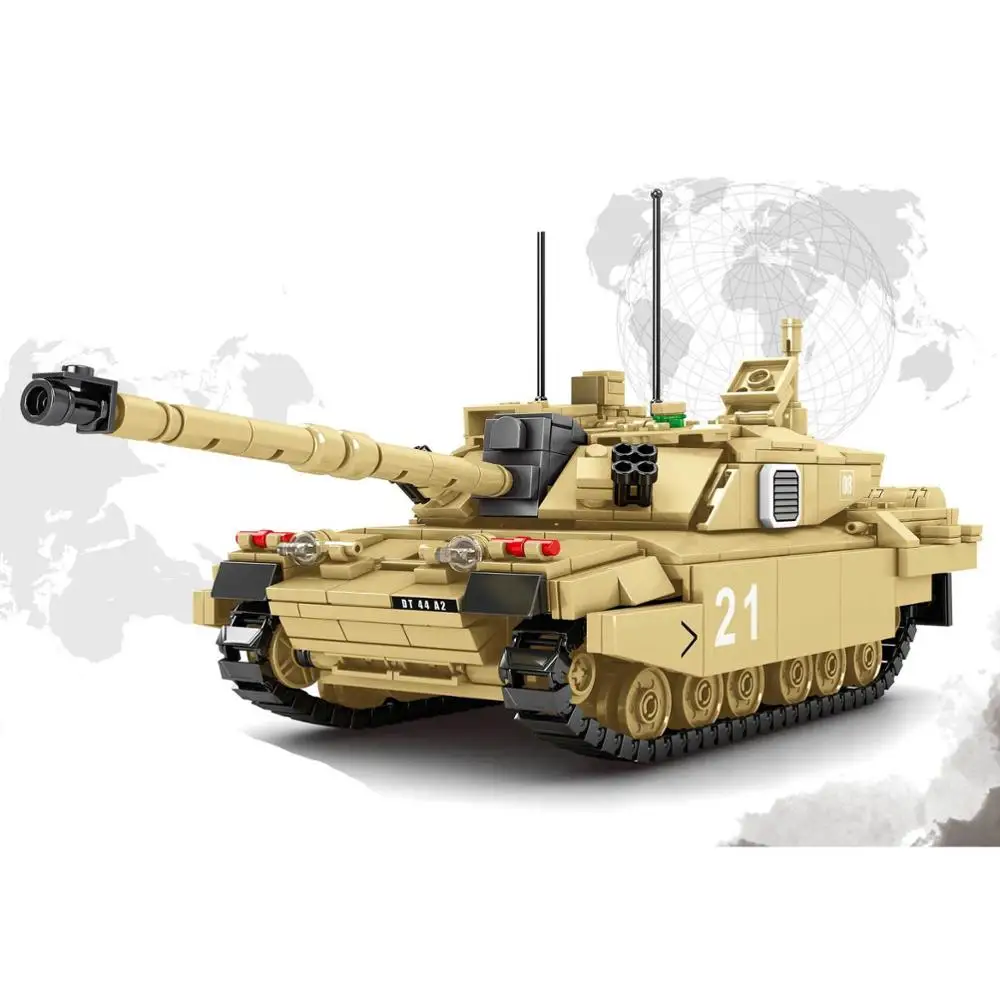 2021 блоки 2-ой мировой войны WW2 армии военных солдат городская полиция SWAT Challenger 2