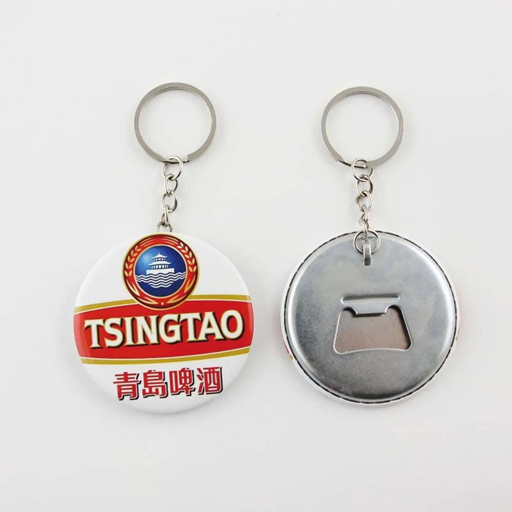 55mm Button Badge Bottle Opener Key Ring New Fire Extinguisher 