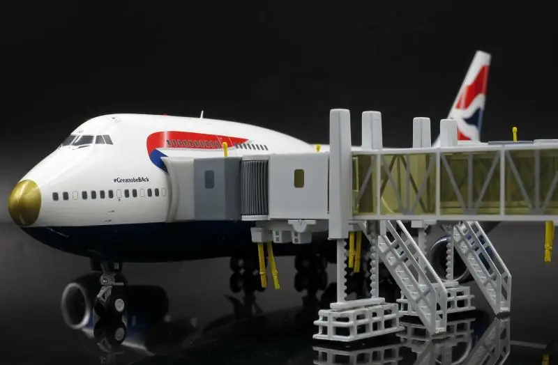 1:200 аэропорт пассажирский посадочный мост один/Двухканальный для Airbus A380 B747 модель широкий узкий корпус самолет игрушка