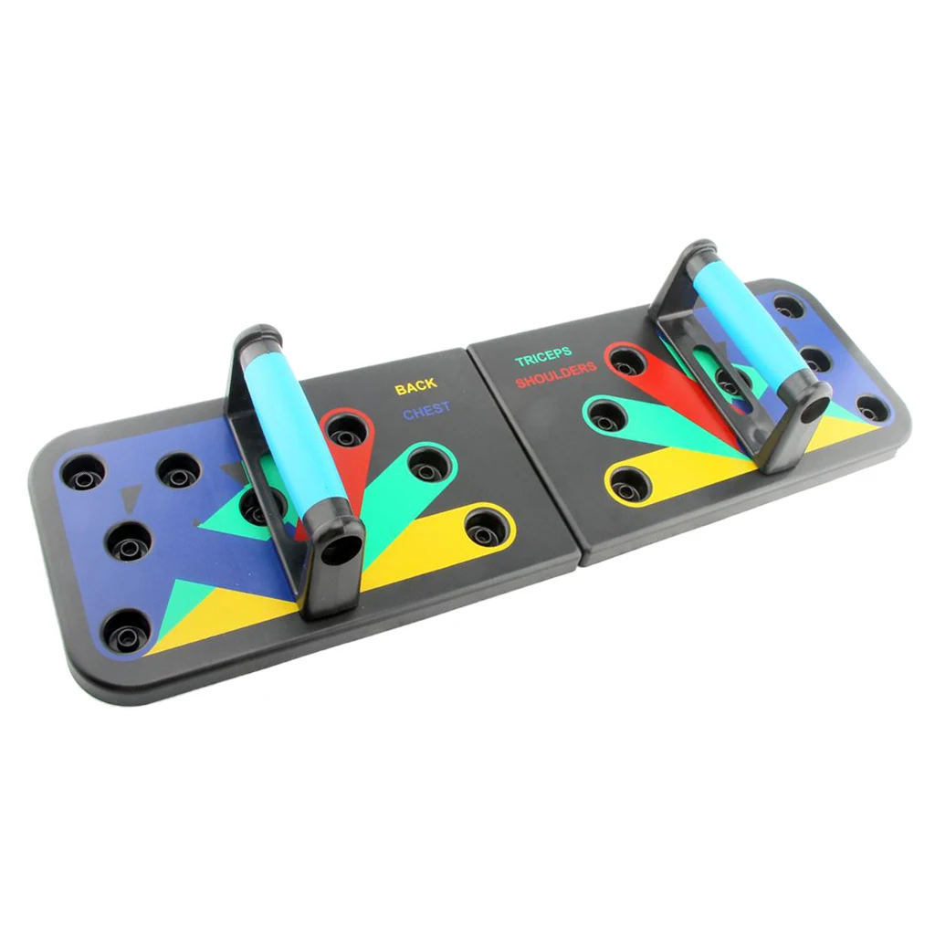 9in1 Push Up Board Collapsible Strength Training Equips for Workout Fitness