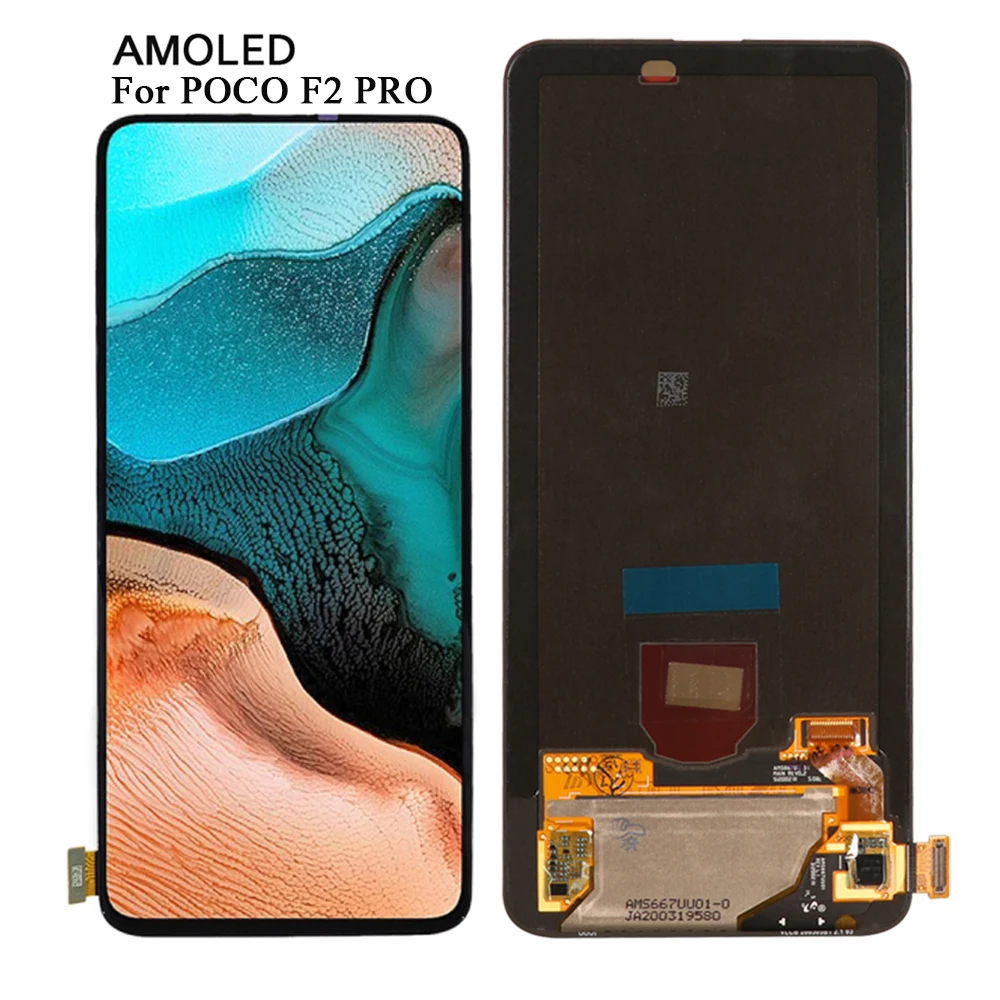 Оригинальный ЖК экран для Xiaomi POCO F2 Pro PocoPhone F 2 Amoled дисплей 10 сенсорный Замена