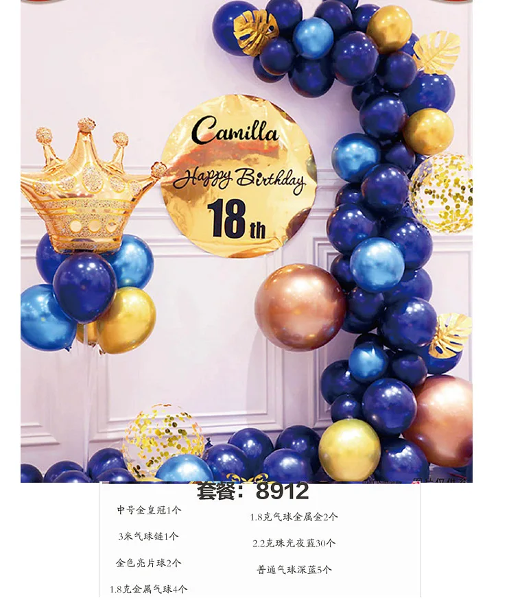 Avebien Ballon Pour Anniversaire 18 Ans Film En Aluminium De Decoration Pour Fete De Joyeux Anniversaire Vente En Gros De Lettres Aliexpress