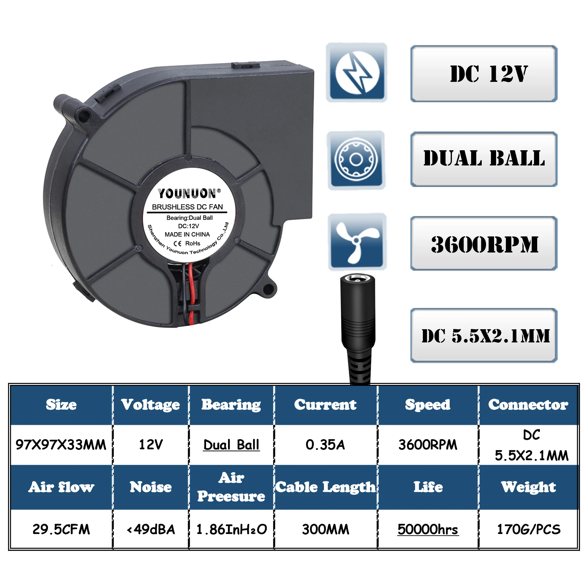 A0002008123 Mercedes-Benz Sprinter W906 Ventilatore Di Raffreddamento