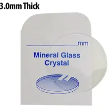 124 шт 3,0*25-40 мм размер плоские часы минеральное стекло/часы кристалл для ремонта часов