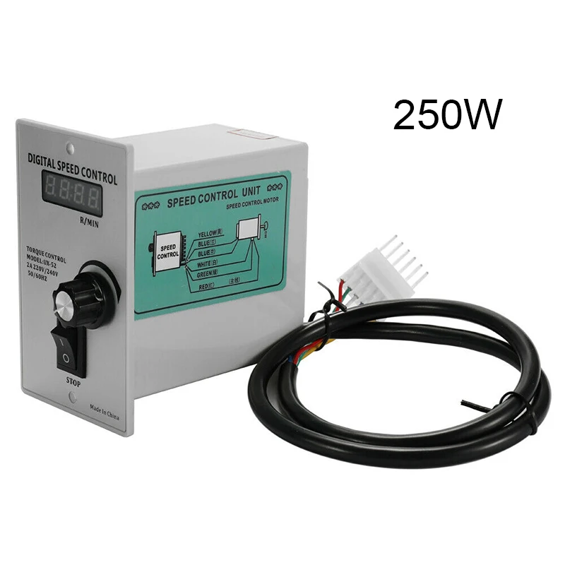 250w Регулятор частоты вращения двигателя Регулируемая скорость Forword Backword контроллер FKU66 - Цвет: 250w