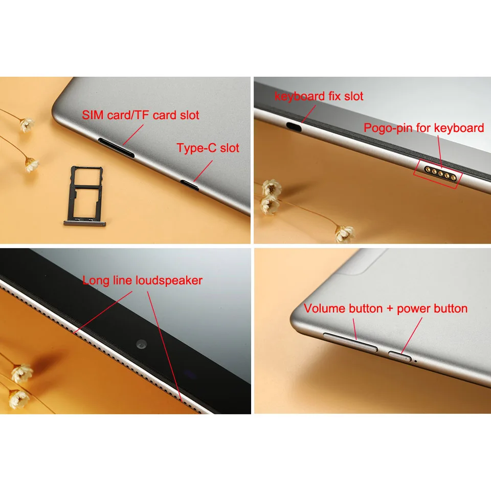  BMXC KX20 2 in 1 Tablet 11.6 Inch Laptop 1920*1080 6GB RAM 128GB ROM Type-C Tablet 4G lte with keyb