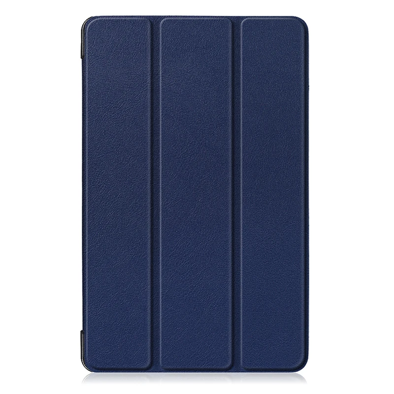 Dark Blue Чехол для samsung Galaxy Tab A 10,1 SM-T510 SM-T515 T510 T515 ультра тонкий кожаный магнитный чехол с подставкой+ подарок - Цвет: Dark Blue