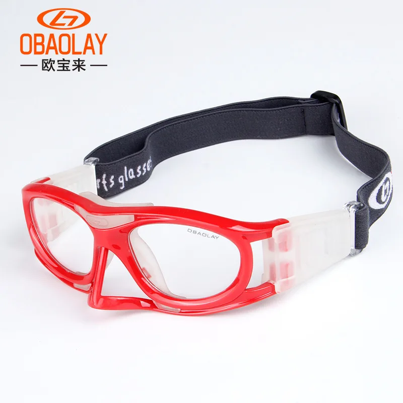Bright red Поставщик lai SP0859 баскетбольные футбольные теннисные Спортивные очки ударные дышащие защитные очки - Цвет: Bright red