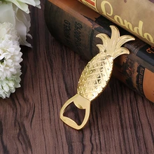 Золотой Ананас Форма пива вина открывалка для бутылок барная посуда инструмент Свадебная вечеринка подарок 72XF