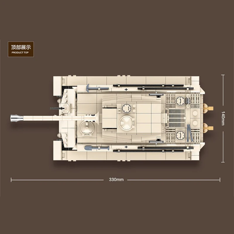 Kaufen 978PCS WW2 Military Tiger könig tank Bausteine Legoing Military WW2 Tank Soldat Waffe Armee Ziegel Kinder Spielzeug Für kinder